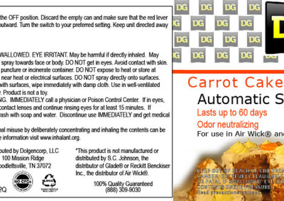 Carrot Cake Room Deodorizer