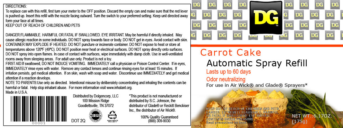 Carrot Cake Room Deodorizer